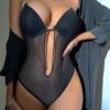 Body sujetador sin espalda negro