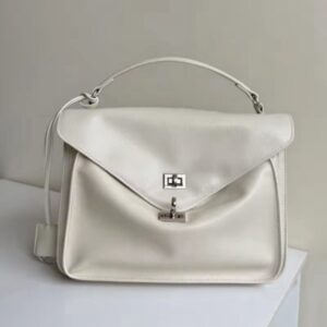 Bolso polipiel blanco hueso