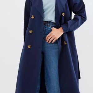Gabardina azul