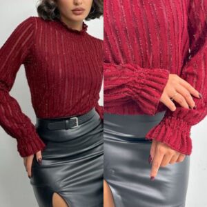 Blusa burdeos