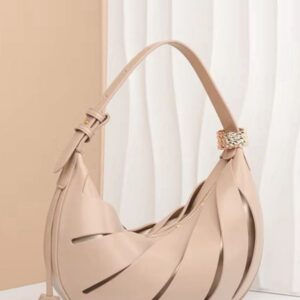 Bolso polipiel rosa empolvado