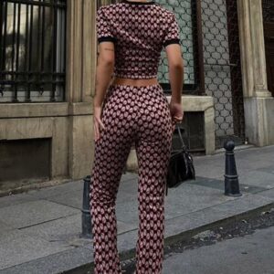 Conjunto elástico estampado